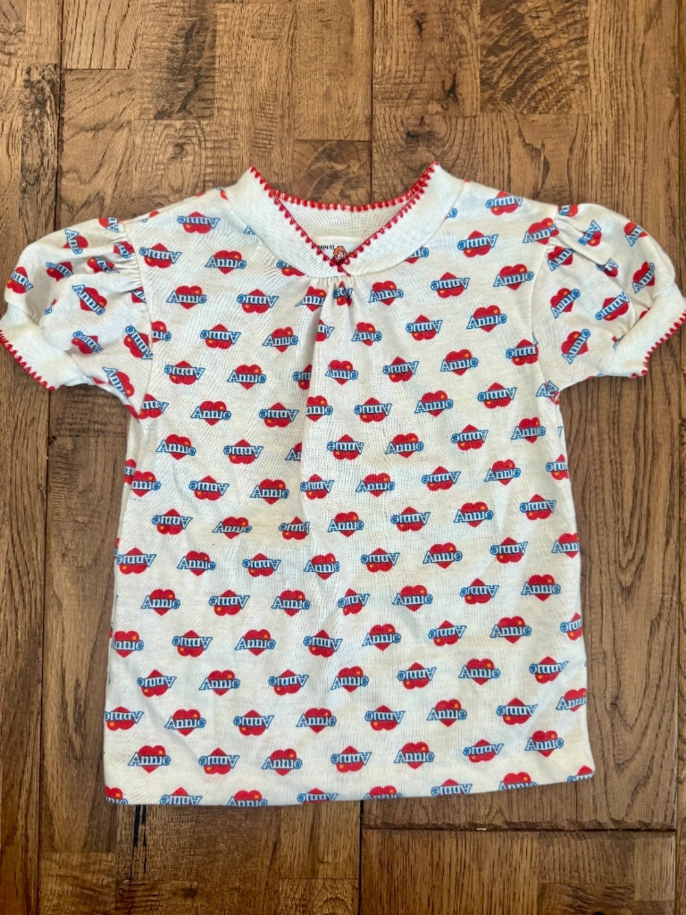 Vintage Absolutely Annie Sears Short Sleeve Shirt Size 4 5 80s DD